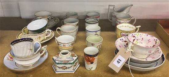 Qty of cups, saucers - various